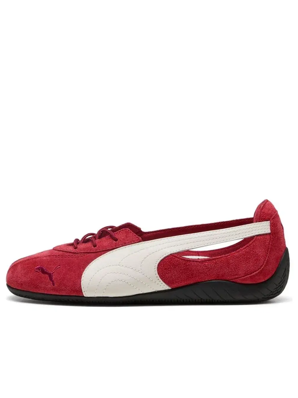 Женские кроссовки-балетки с замшевым верхом Speedcat Ballet PUMA — изображение 1 из 6, красный