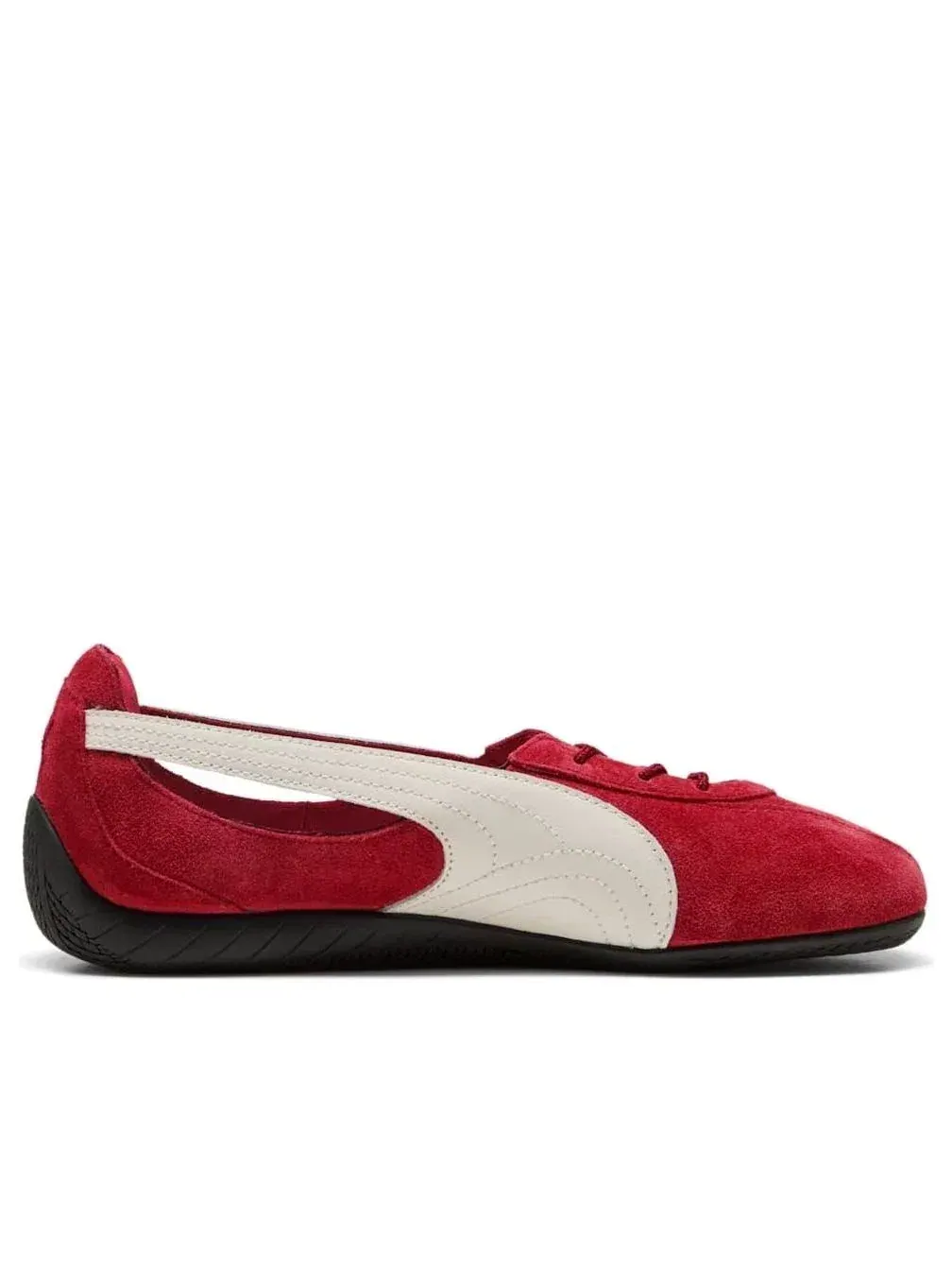 Женские кроссовки-балетки с замшевым верхом Speedcat Ballet PUMA — изображение 2 из 6, красный