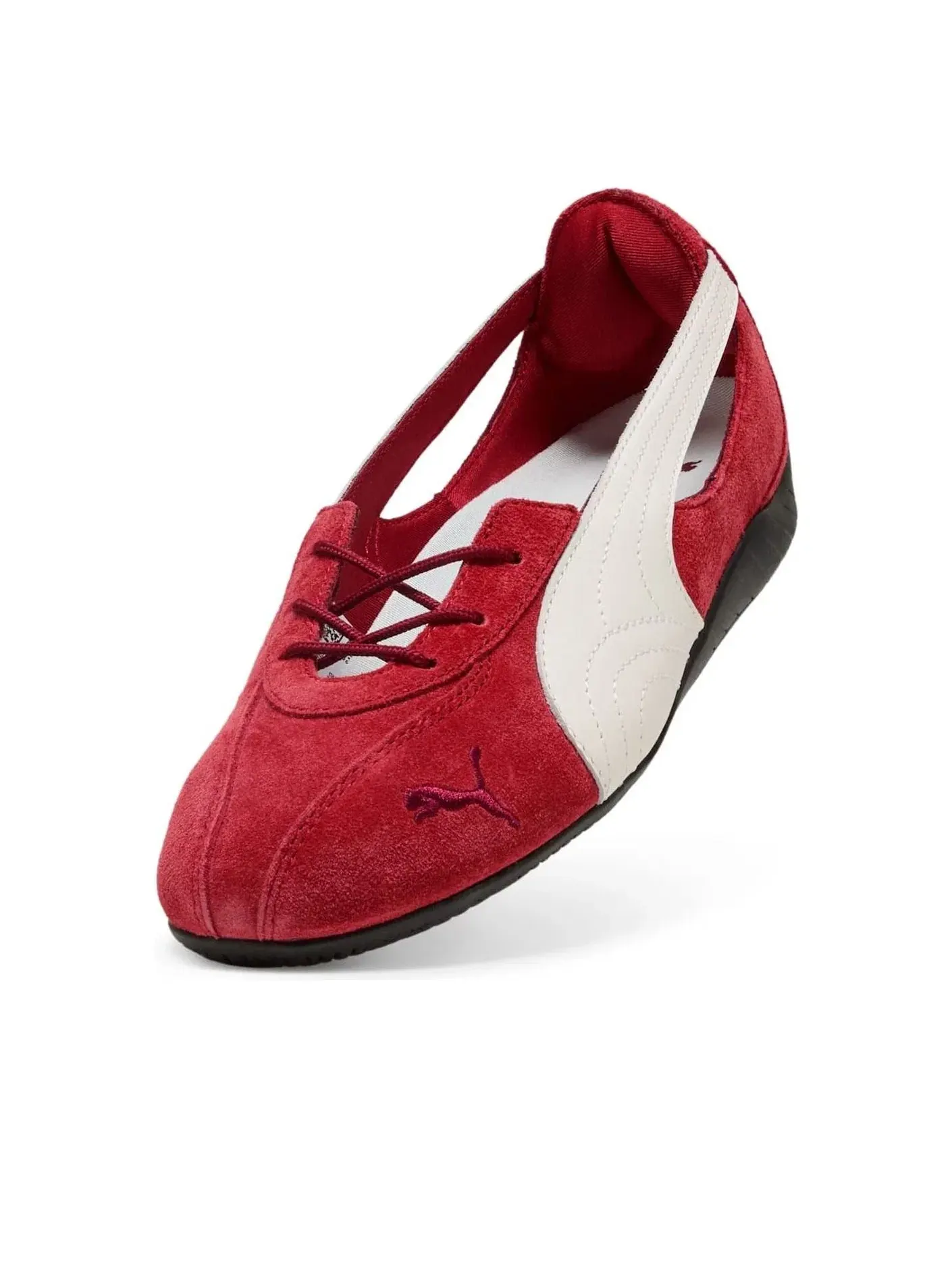 Женские кроссовки-балетки с замшевым верхом Speedcat Ballet PUMA — изображение 3 из 6, красный