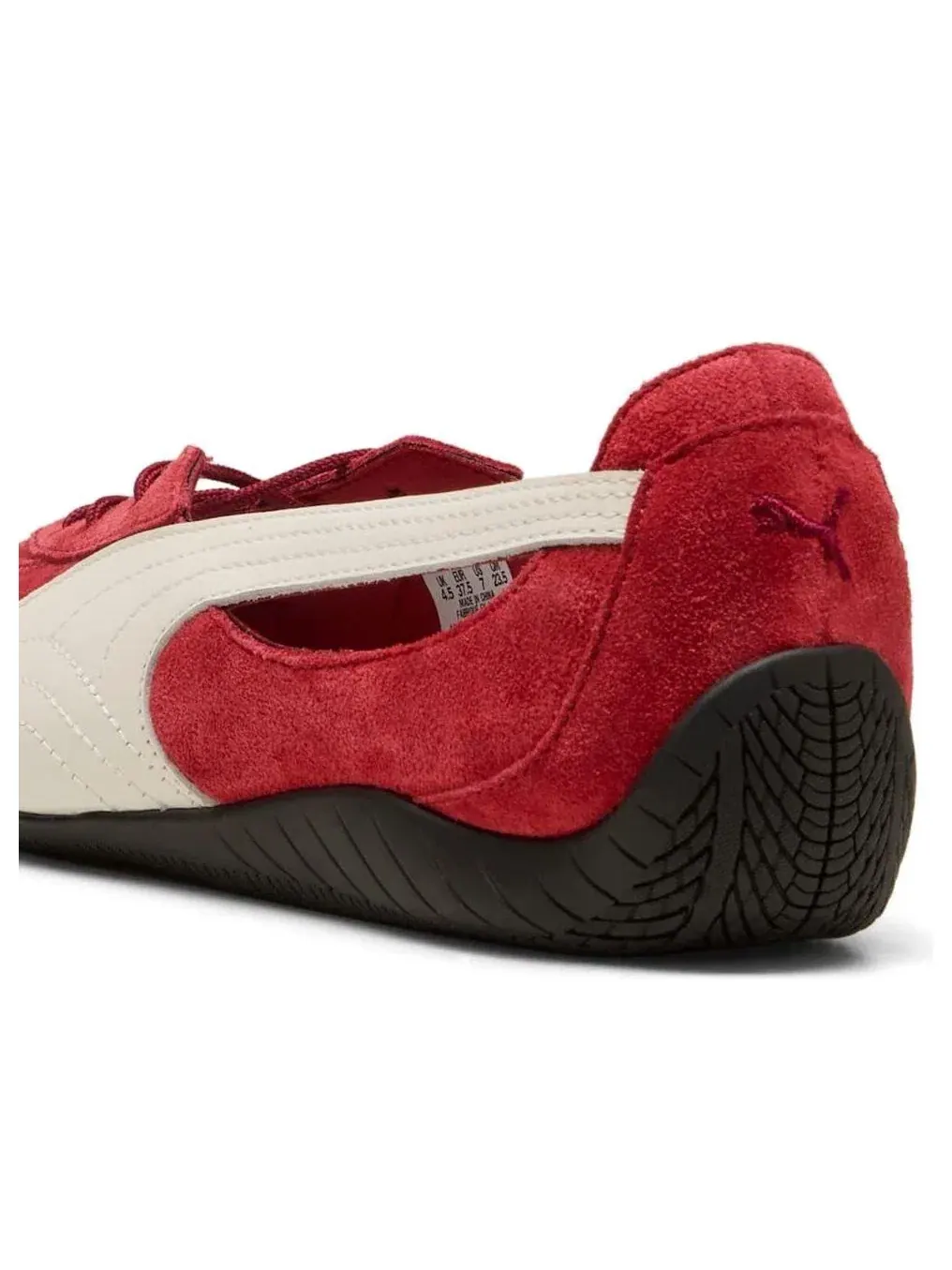 Женские кроссовки-балетки с замшевым верхом Speedcat Ballet PUMA — изображение 4 из 6, красный