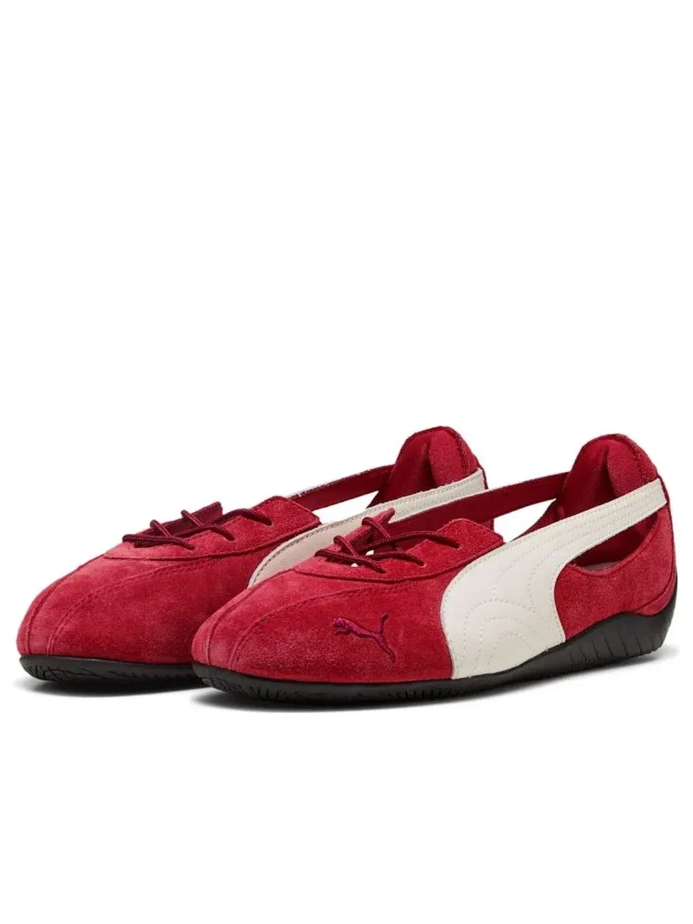 Женские кроссовки-балетки с замшевым верхом Speedcat Ballet PUMA — изображение 6 из 6, красный