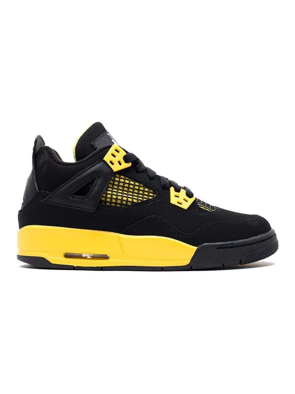 Кроссовки 4 ретро Air Jordan — изображение 2 из 3, черный/зеленый