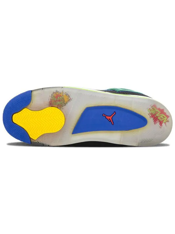 Кроссовки 4 ретро Air Jordan — изображение 4 из 4, черный/черный