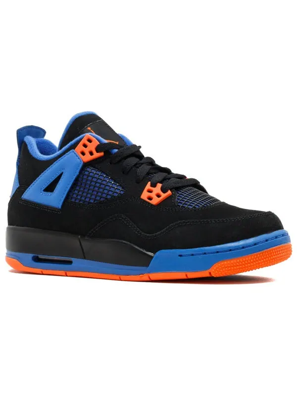 Кроссовки 4 retro 'cavs' Air Jordan — изображение 3 из 4, черный/оранжевый