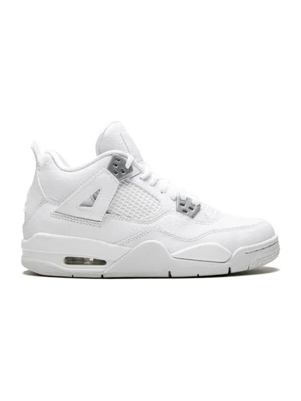Кроссовки 4 ретро Air Jordan — изображение 2 из 4, белый/металлик-белый