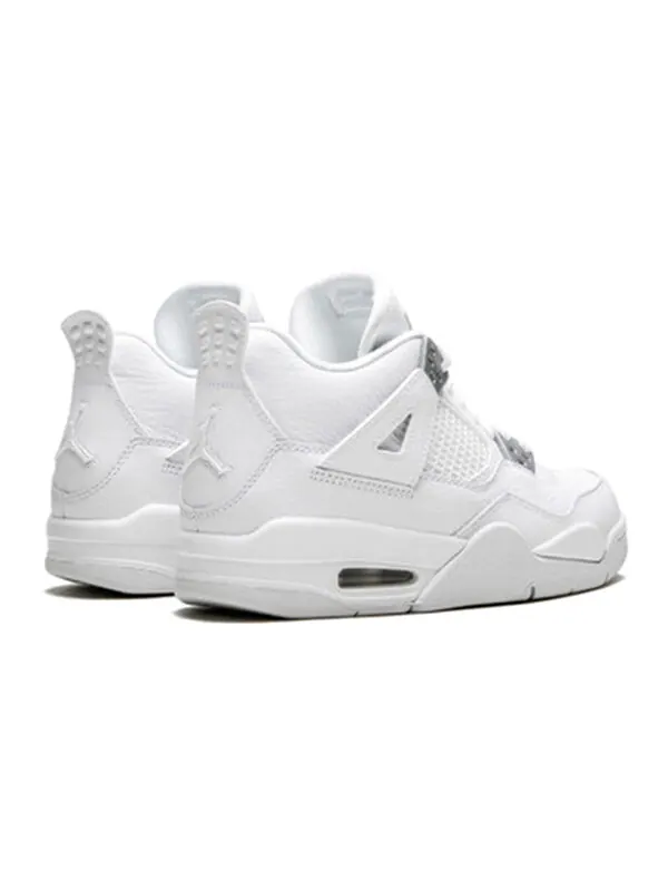 Кроссовки 4 ретро Air Jordan — изображение 4 из 4, белый/металлик-белый