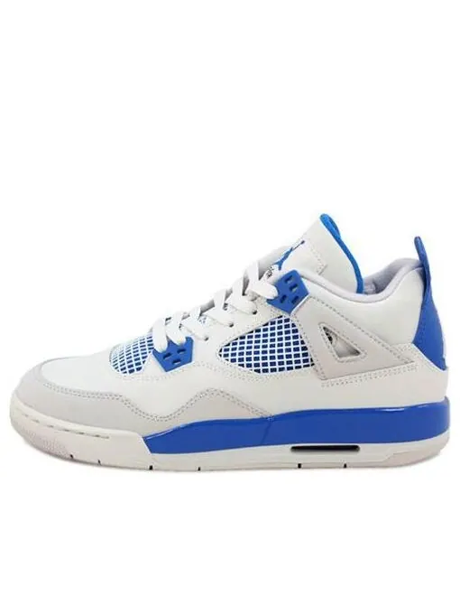 Кроссовки 4 ретро Air Jordan — изображение 1 из 4, белый/синий-серый