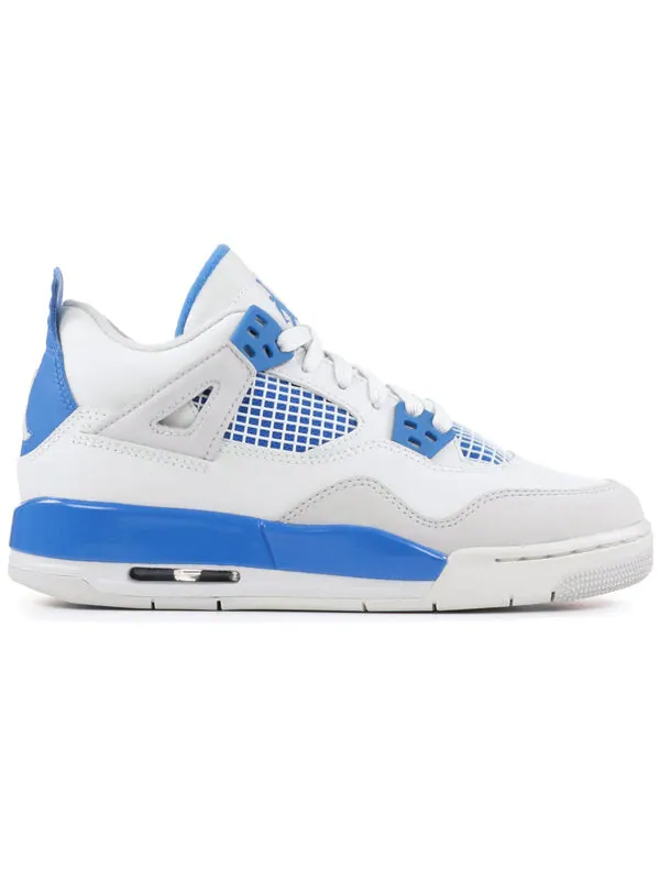 Кроссовки 4 ретро Air Jordan — изображение 2 из 4, белый/синий-серый