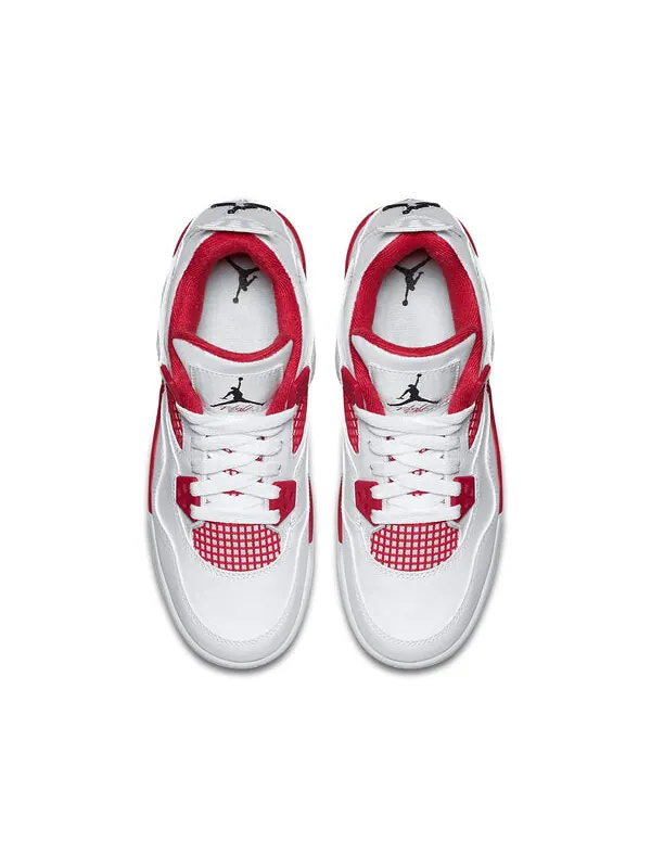 Кроссовки 4 ретро Air Jordan — изображение 4 из 4, белый/черный-красный