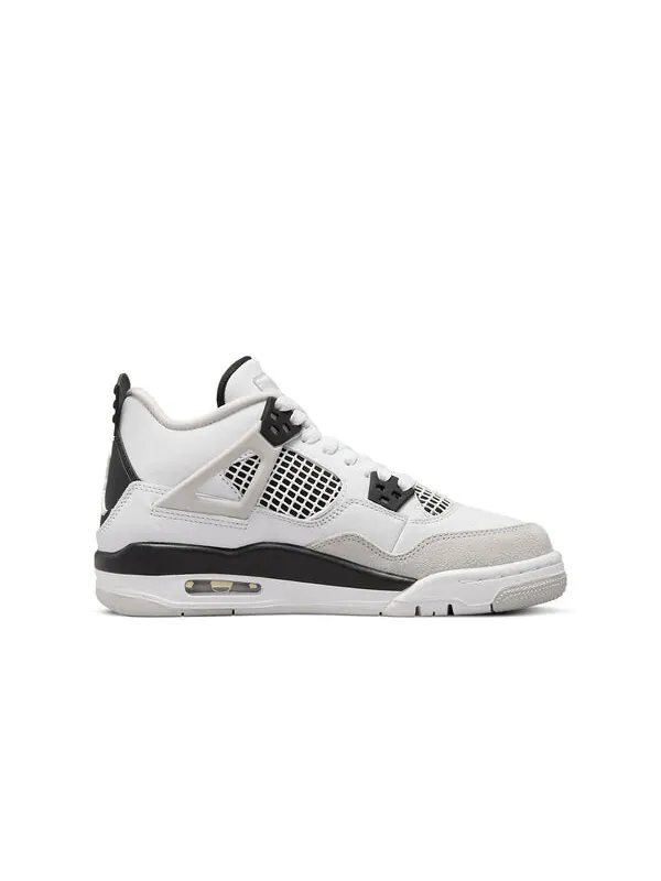 Кроссовки 4 ретро Air Jordan — изображение 2 из 4, белый/черный/серый