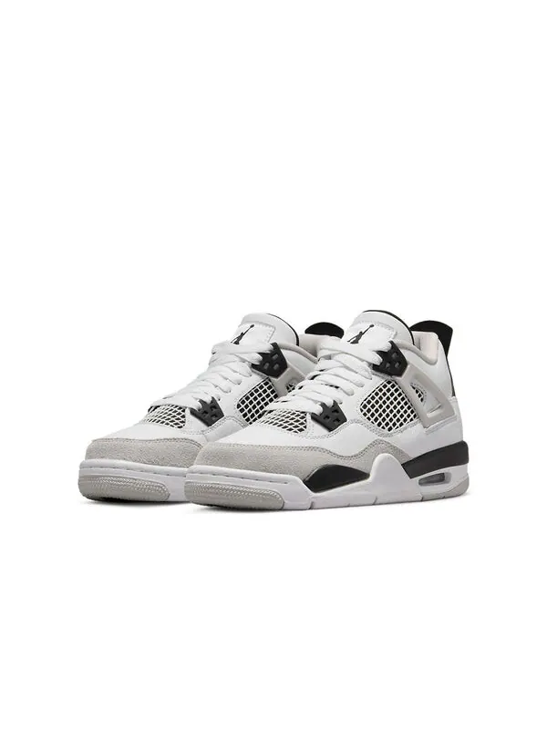 Кроссовки 4 ретро Air Jordan — изображение 4 из 4, белый/черный/серый
