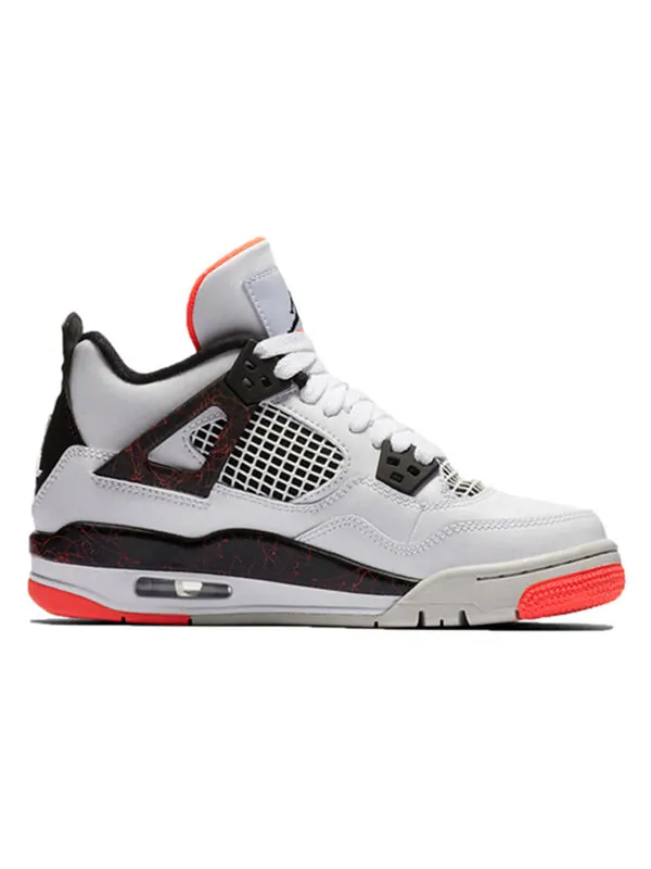 Кроссовки 4 ретро Air Jordan — изображение 2 из 4, белый/черный-яркий