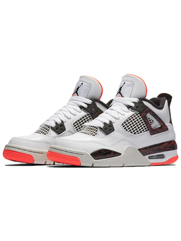 Кроссовки 4 ретро Air Jordan — изображение 3 из 4, белый/черный-яркий