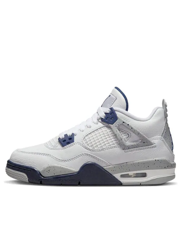 Кроссовки 4 ретро Air Jordan — изображение 1 из 4, белый/синий