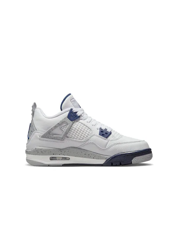 Кроссовки 4 ретро Air Jordan — изображение 2 из 4, белый/синий