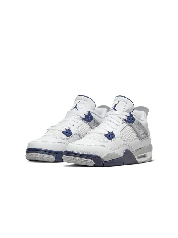 Кроссовки 4 ретро Air Jordan — изображение 3 из 4, белый/синий