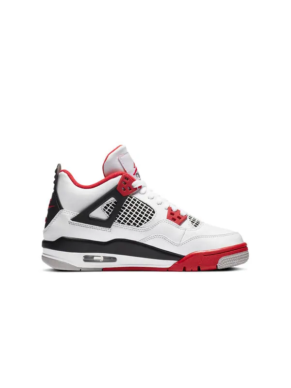 Кроссовки 4 ретро og Air Jordan — изображение 2 из 4, белый/красный