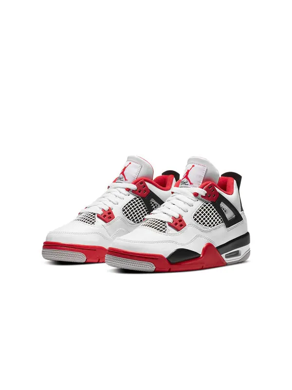 Кроссовки 4 ретро og Air Jordan — изображение 3 из 4, белый/красный