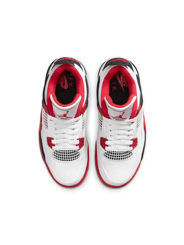 Кроссовки 4 ретро og Air Jordan — изображение 4 из 4, белый/красный