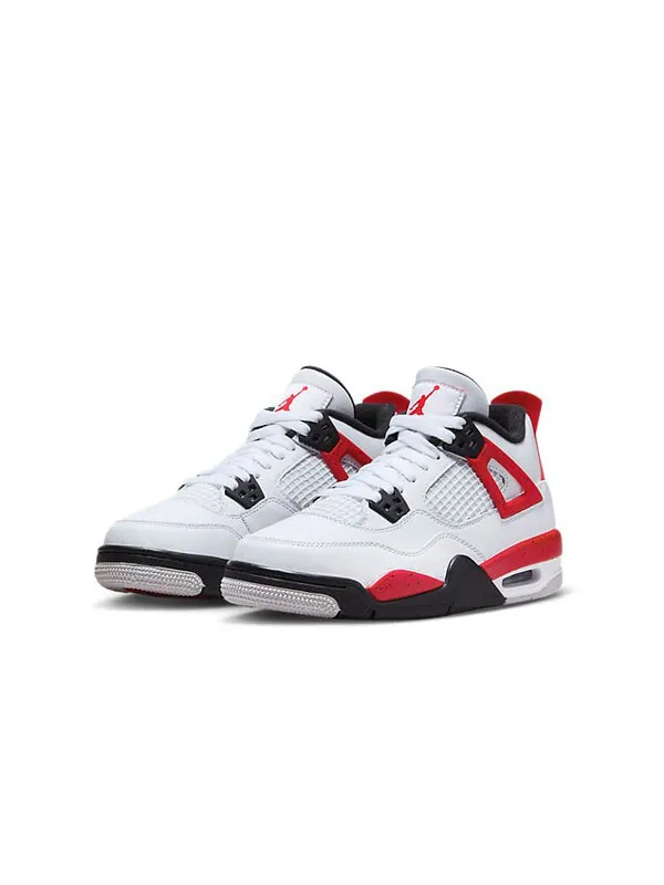 Кроссовки (GS) Air Jordan 4 Retro 'Red Cement' — изображение 2 из 4