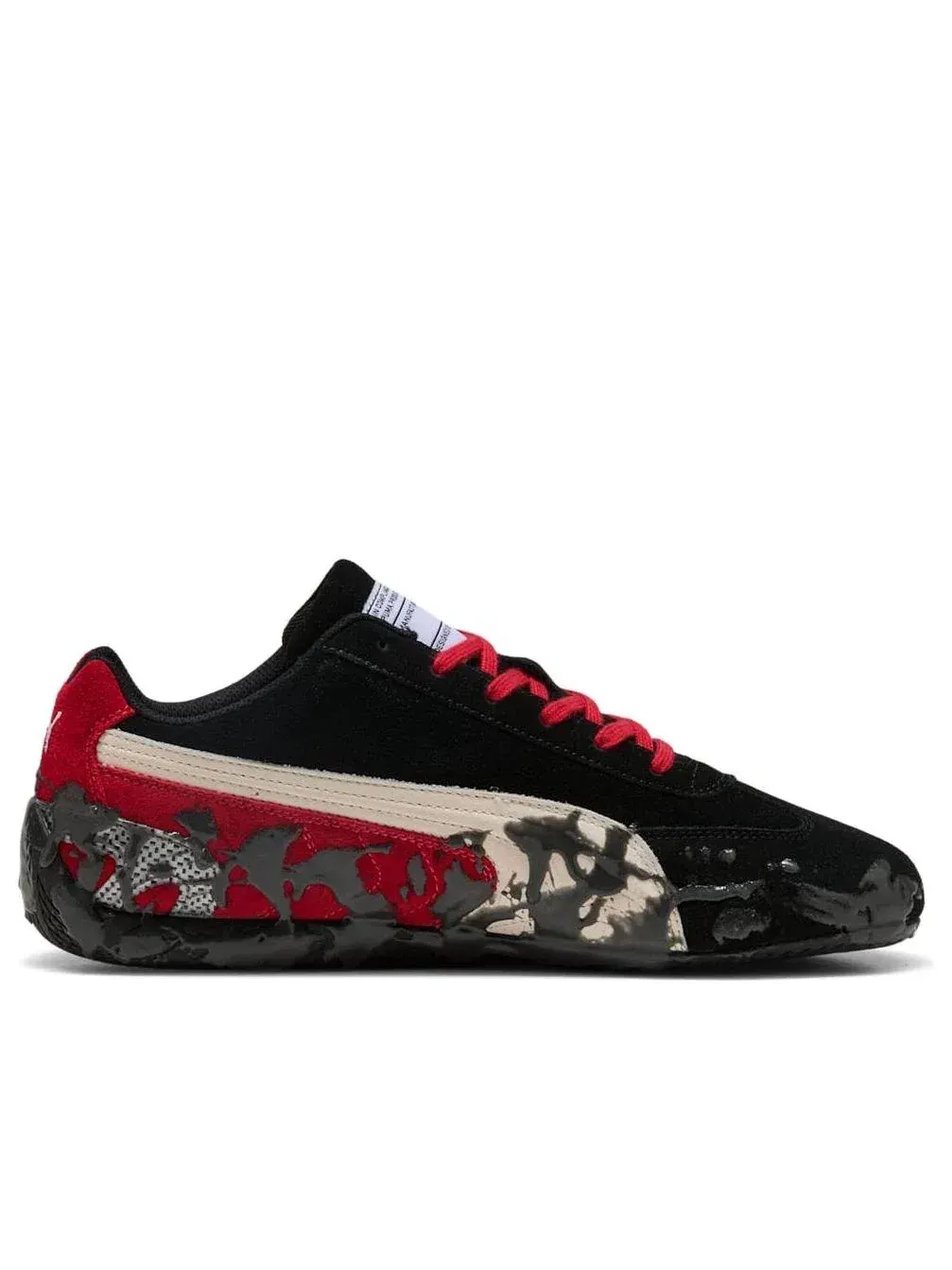 Мужские кроссовки с замшевым верхом PUMA x A$AP Rocky Speedcat — изображение 2 из 6, черный