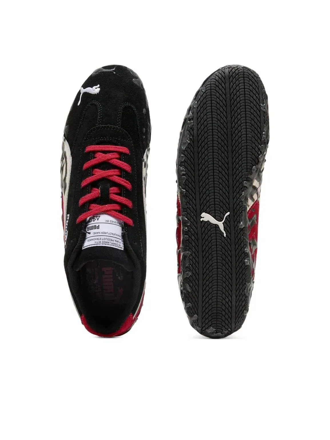 Мужские кроссовки с замшевым верхом PUMA x A$AP Rocky Speedcat — изображение 5 из 6, черный