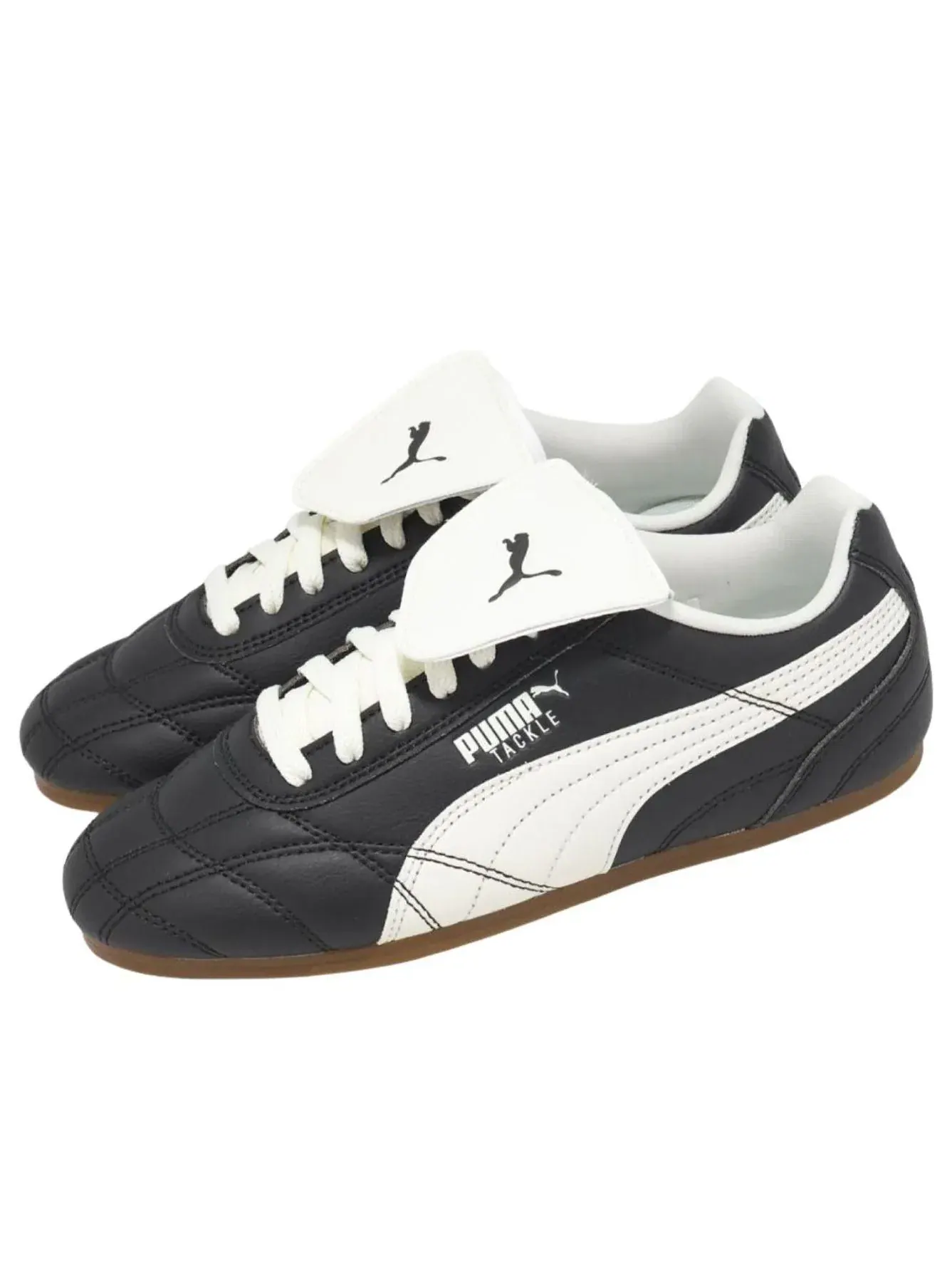 Кроссовки PUMA Tackle 'Black White' 408535-01 — изображение 2 из 5, черный