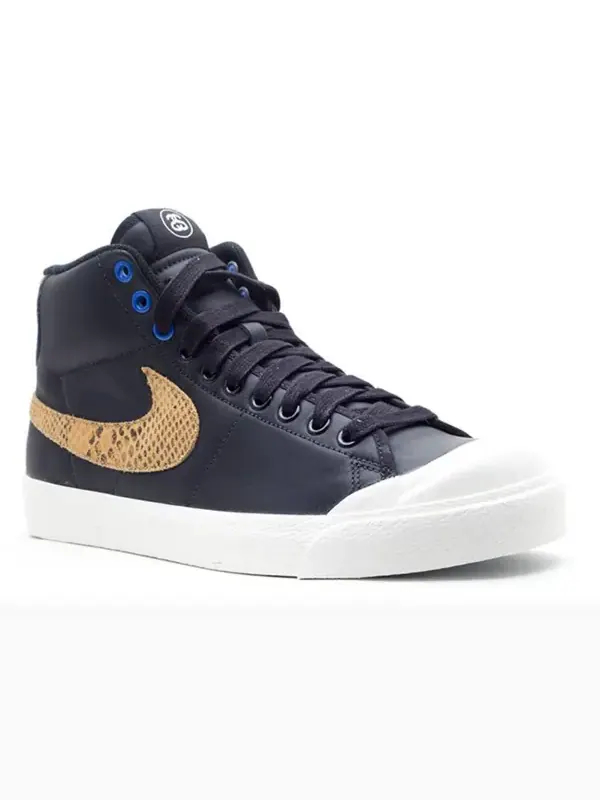 Кроссовки x stussy все корт средний Nike — изображение 2 из 4, черный