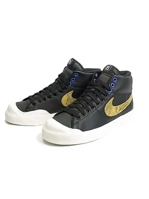 Кроссовки x stussy все корт средний Nike — изображение 3 из 4, черный