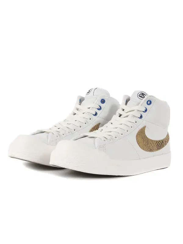 Кроссовки x stussy все корт средний Nike — изображение 3 из 4, белый