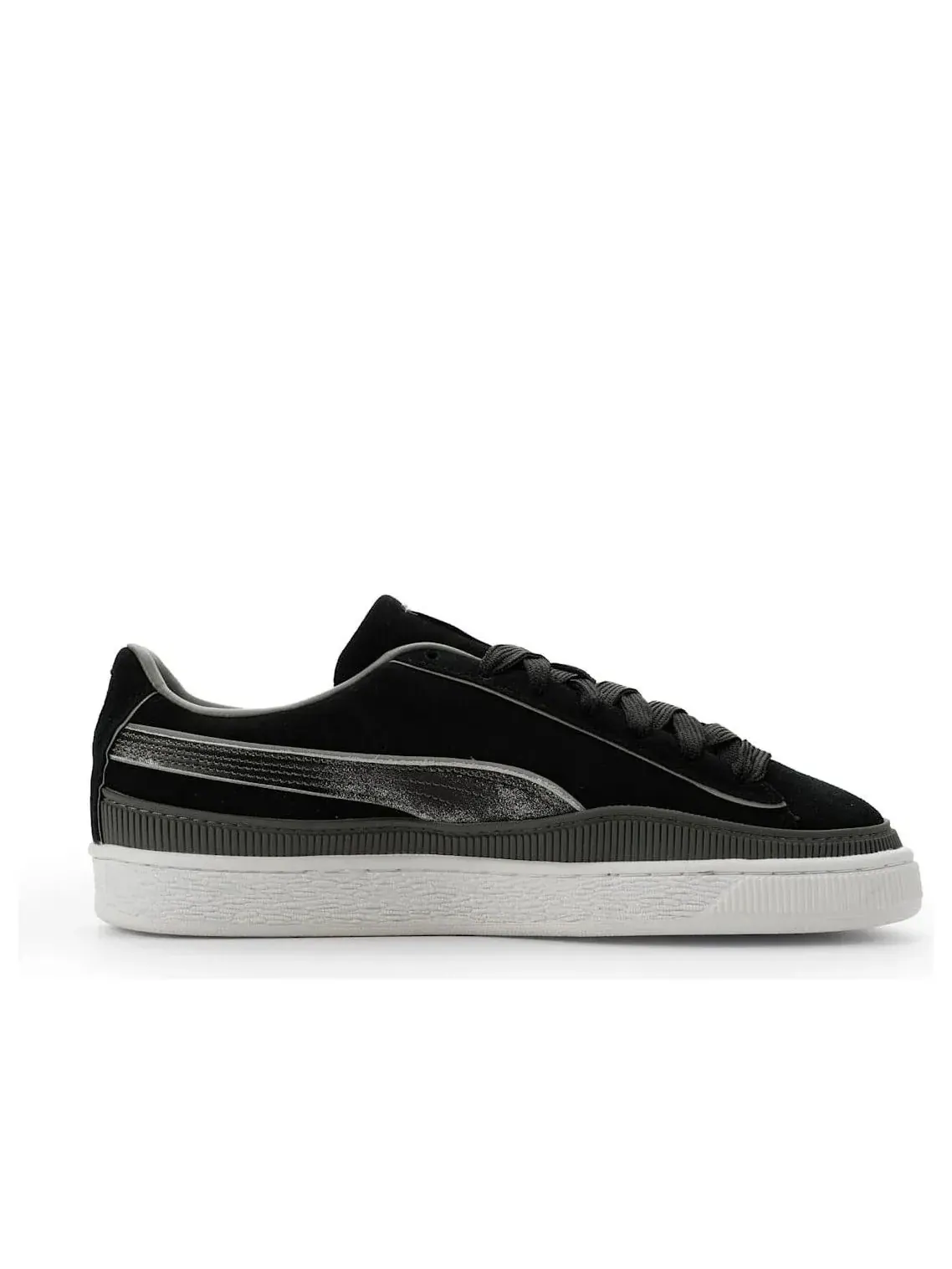 Кроссовки PUMA x Jabbawockeez Suede 'PUMA Black Flat Medium Gray PUMA Silver' — изображение 6 из 6, черный