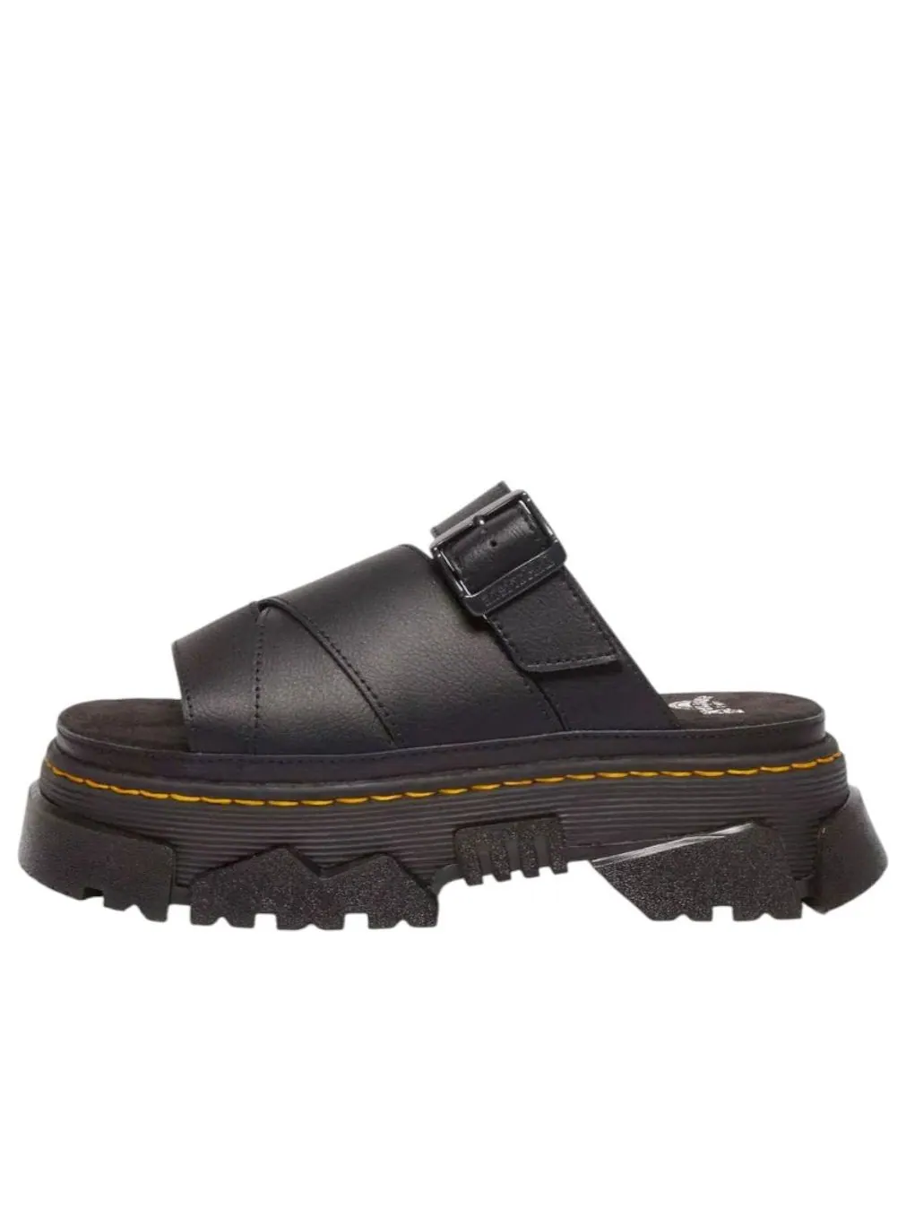 Шлепанцы Dr. Martens Mattison Slide, кожаные — изображение 1 из 5, черный