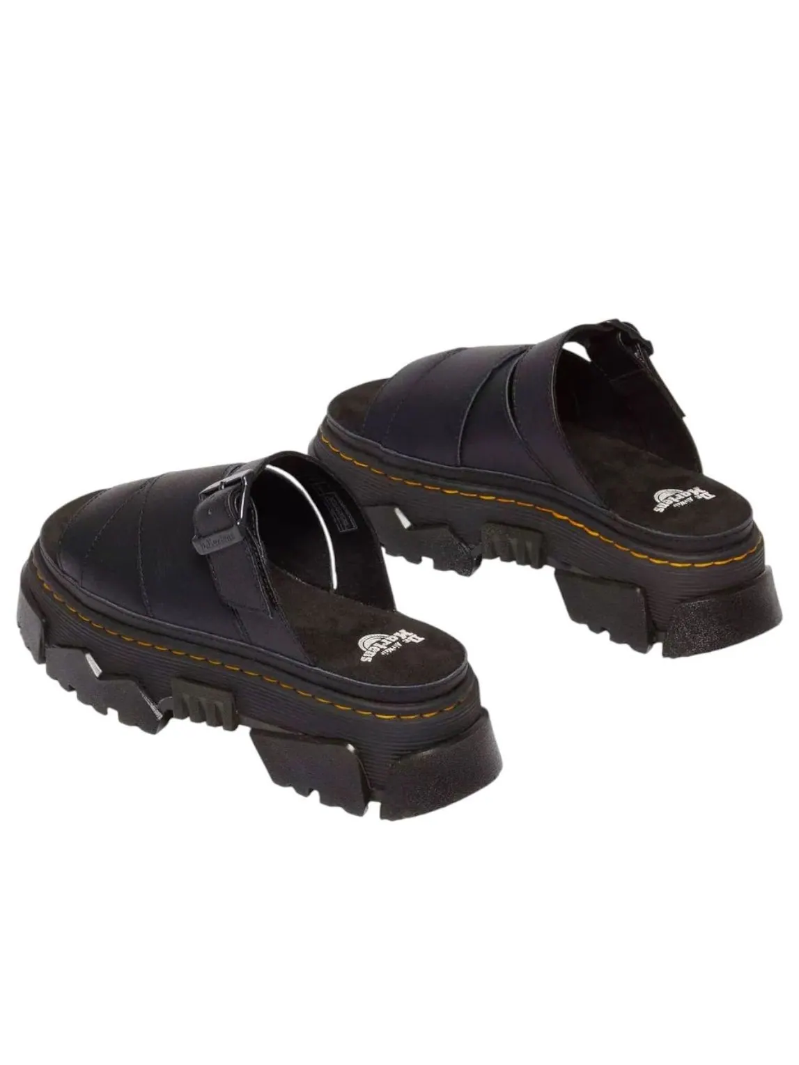 Сандалии Dr. Martens Mattison Slide, кожаные — изображение 3 из 5, черный