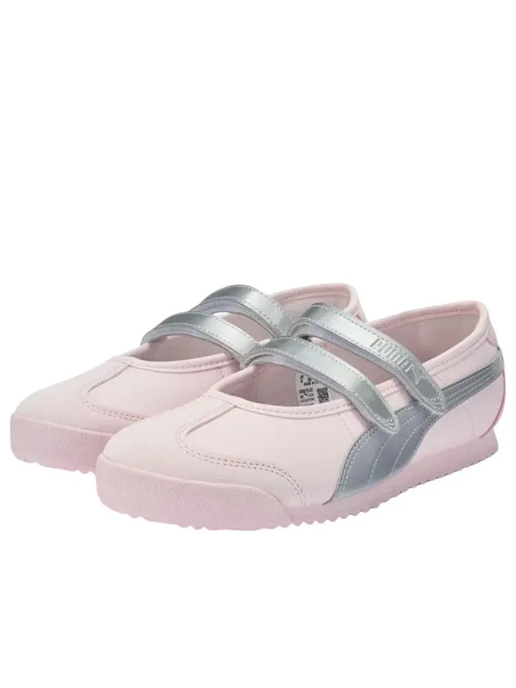 Женские кроссовки-балетки с замшевым верхом Turino Ballet PUMA — изображение 3 из 5, розовый