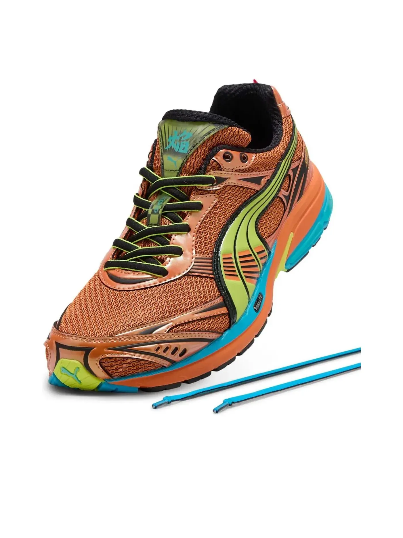 Кроссовки PUMA Homura OG+ 'Heat Fire Electric Lime' 409125-01 — изображение 3 из 6, красный