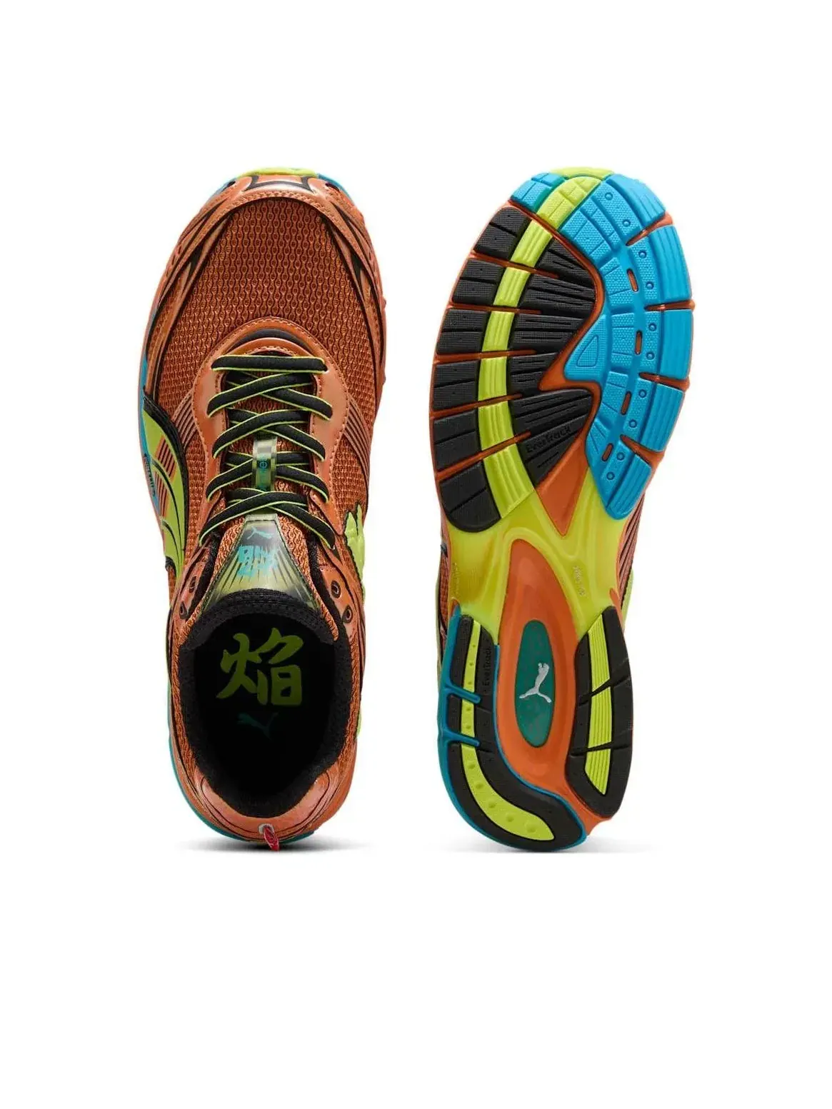 Кроссовки PUMA Homura OG+ 'Heat Fire Electric Lime' 409125-01 — изображение 5 из 6, красный