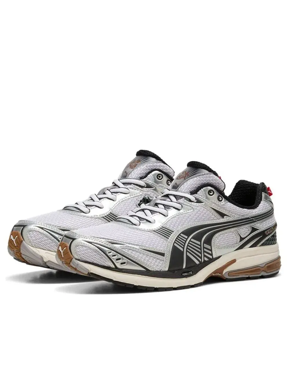 Мужские кроссовки с шнуровкой Homura OG+ PUMA — изображение 6 из 6, серебряный