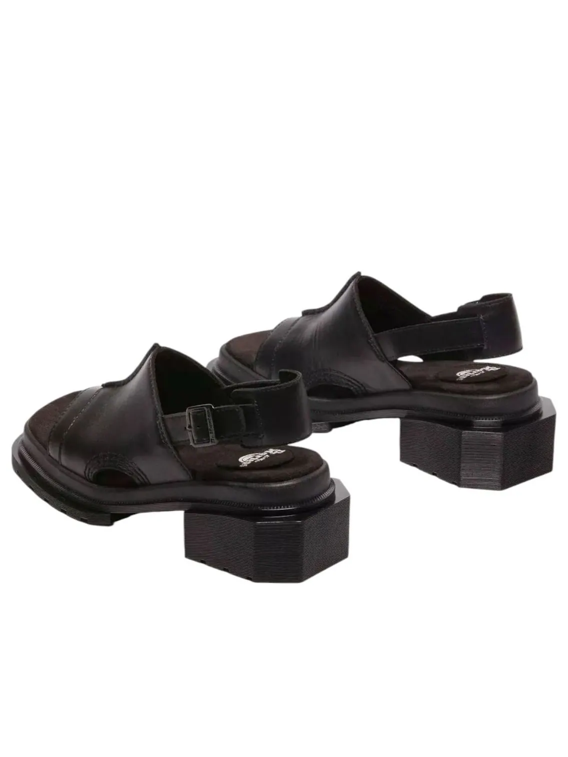 Мюли Dr. Martens Maybole Mules, кожаные, на платформе — изображение 2 из 5, черный
