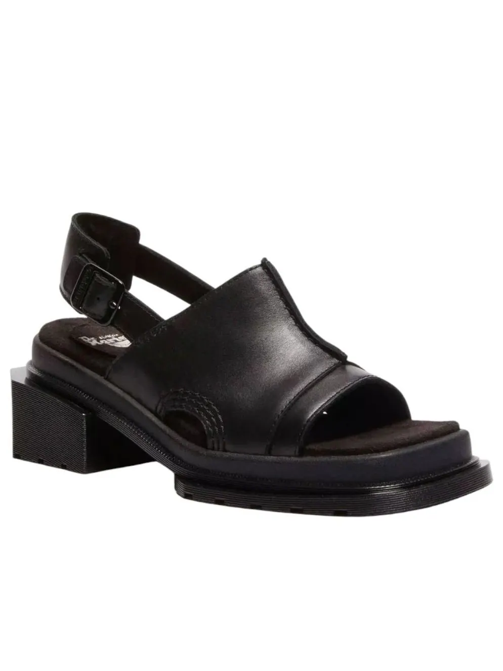 Мюли Dr. Martens Maybole Mules, кожаные, на платформе — изображение 3 из 5, черный