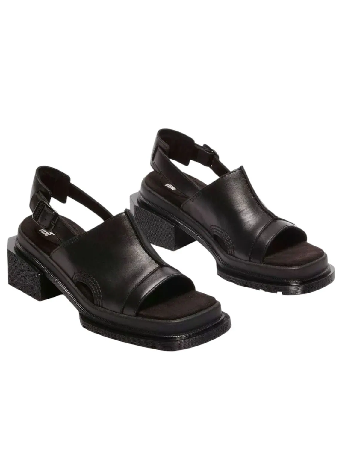 Мюли Dr. Martens Maybole Mules, кожаные, на платформе — изображение 4 из 5, черный