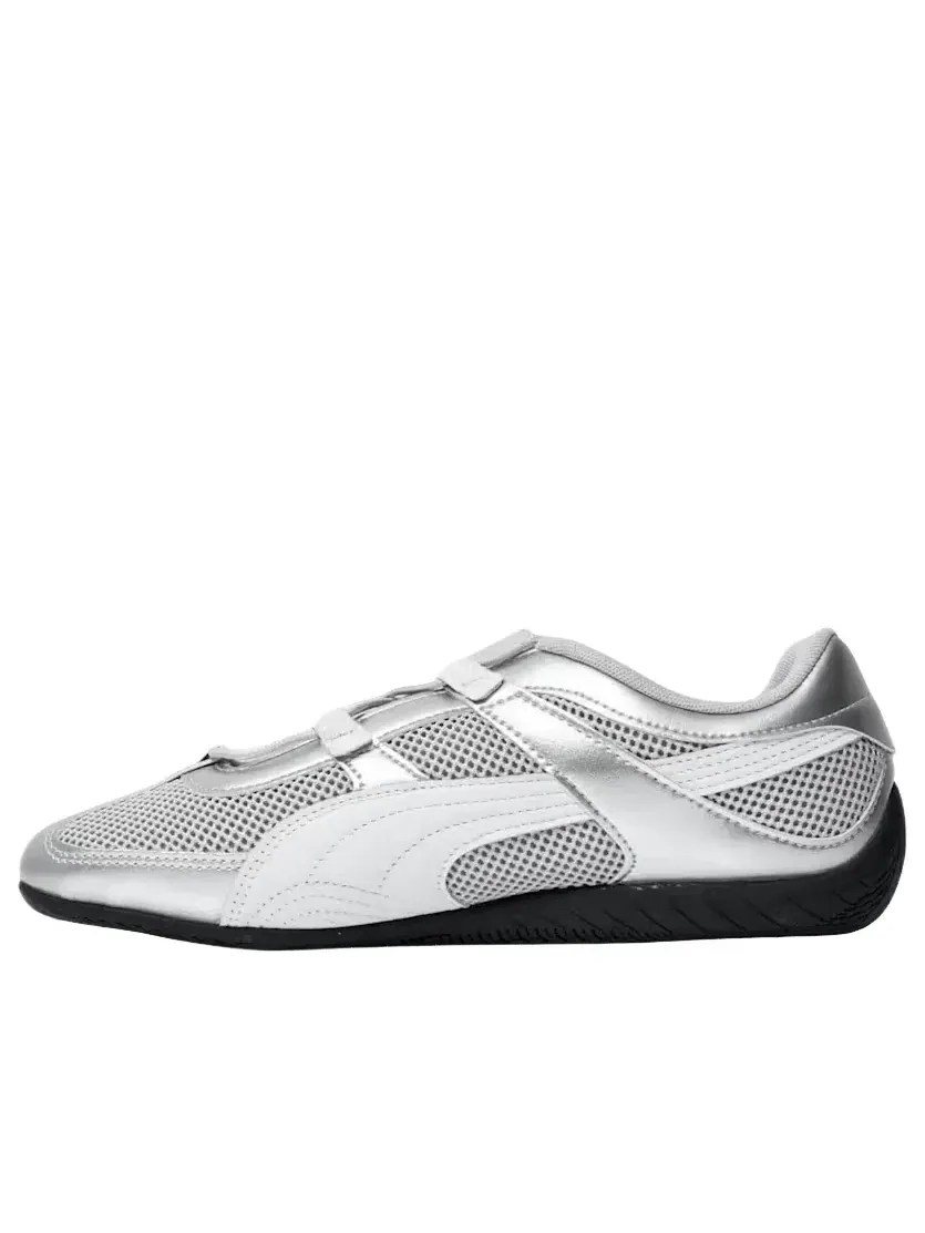 Женские кроссовки с металлическим эффектом Speedcat Go PUMA — изображение 1 из 5, серебряный