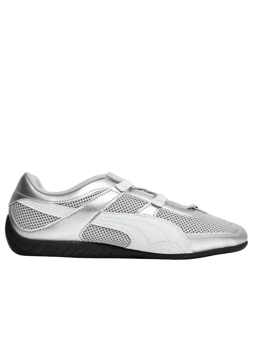 Женские кроссовки с металлическим эффектом Speedcat Go PUMA — изображение 2 из 5, серебряный