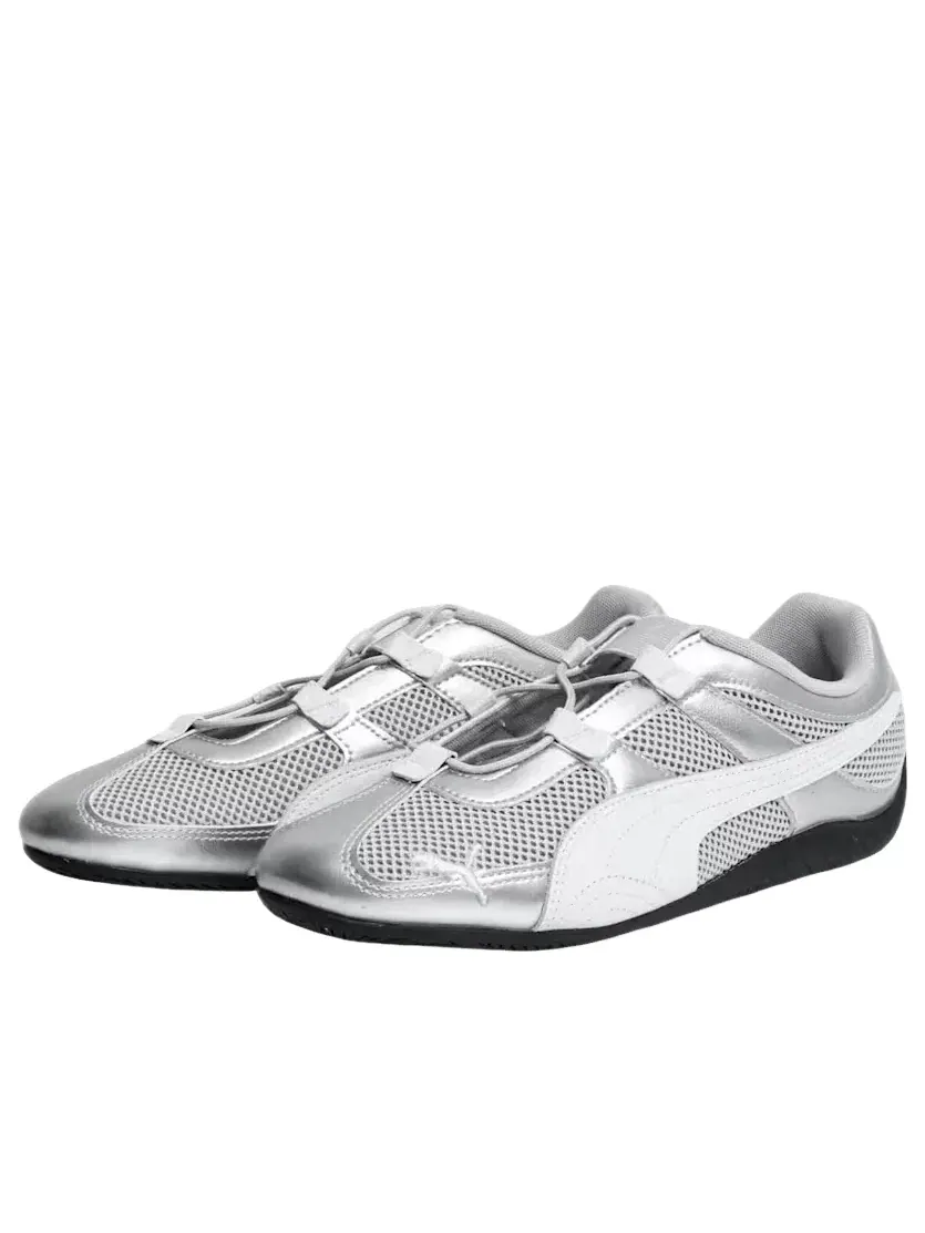Женские кроссовки с металлическим эффектом Speedcat Go PUMA — изображение 3 из 5, серебряный