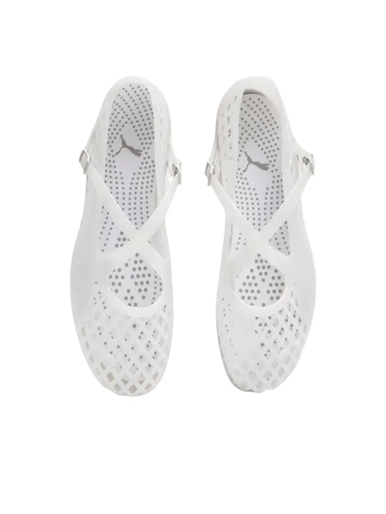 Женские кроссовки-балетки PUMA Speedcat Ballet с ремешком Glacial Gray Flat Light Gray — изображение 3 из 5, серый
