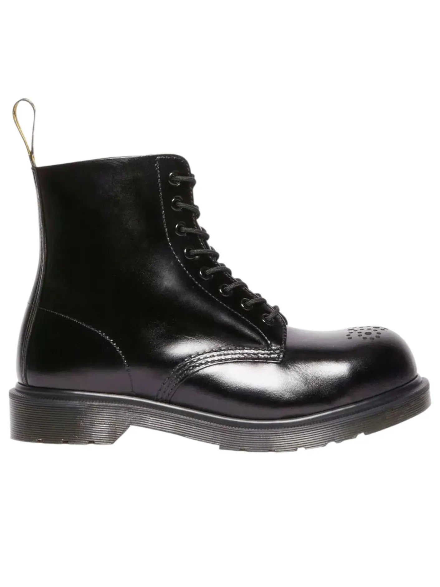 Ботинки Dr. Martens 1460 кожаные со стальным носком — изображение 6 из 6, черный