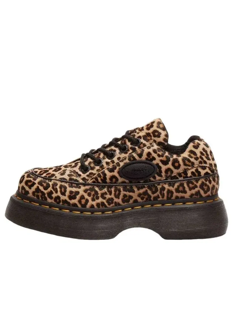 Ботинки женские Dr. Martens Buzz 5-Eye, леопардовый принт — изображение 1 из 9, мульти