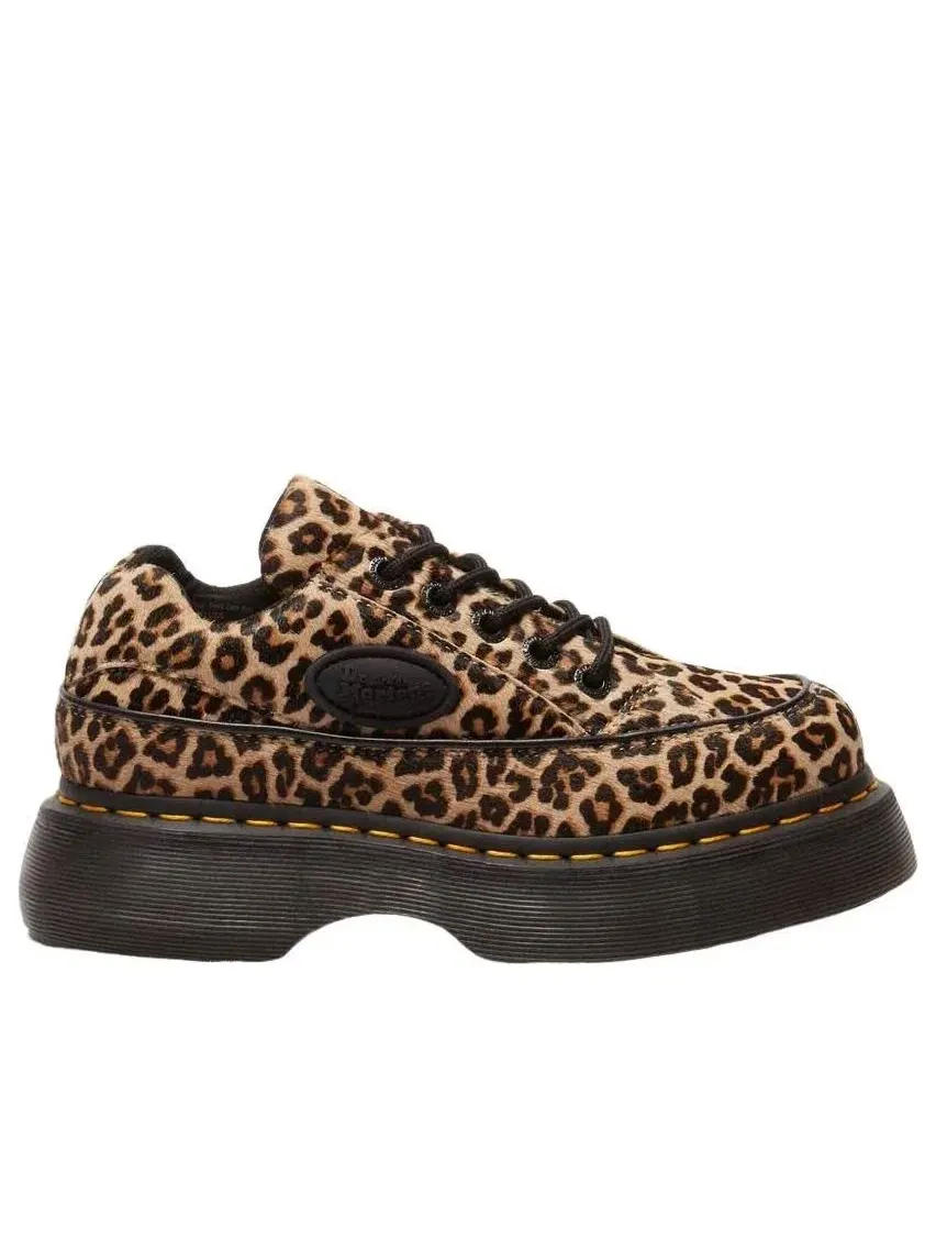 Ботинки женские Dr. Martens Buzz 5-Eye, леопардовый принт — изображение 2 из 9, мульти