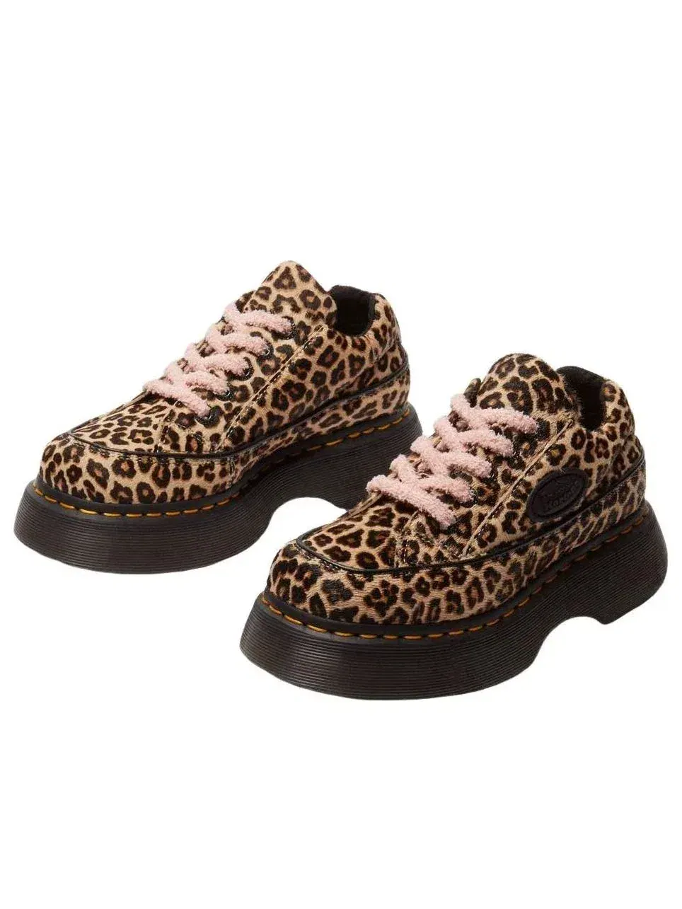 Ботинки женские Dr. Martens Buzz 5-Eye, леопардовый принт — изображение 3 из 9, мульти