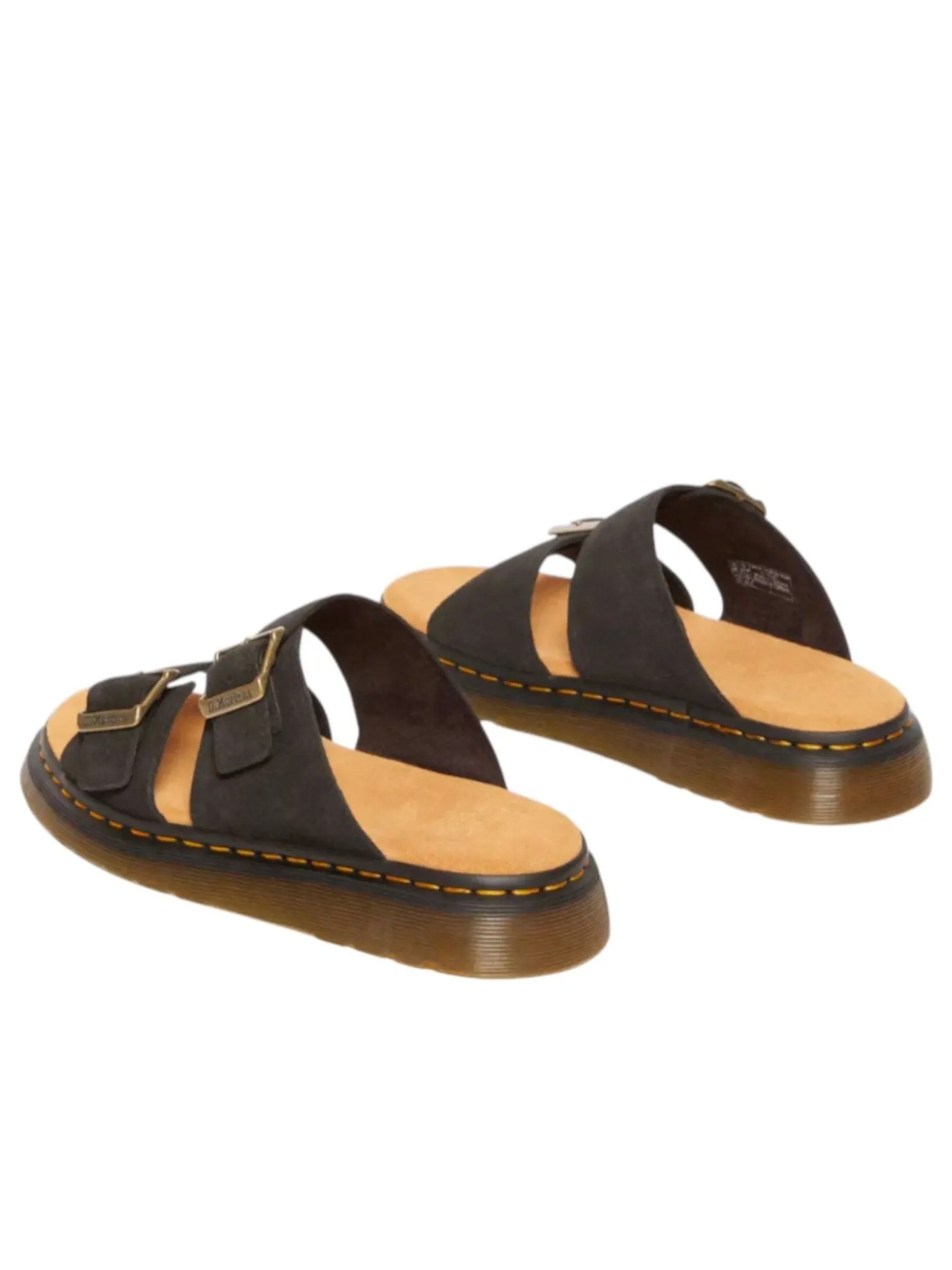Шлепанцы Dr. Martens Josef Suede, замшевые — изображение 4 из 5, черный