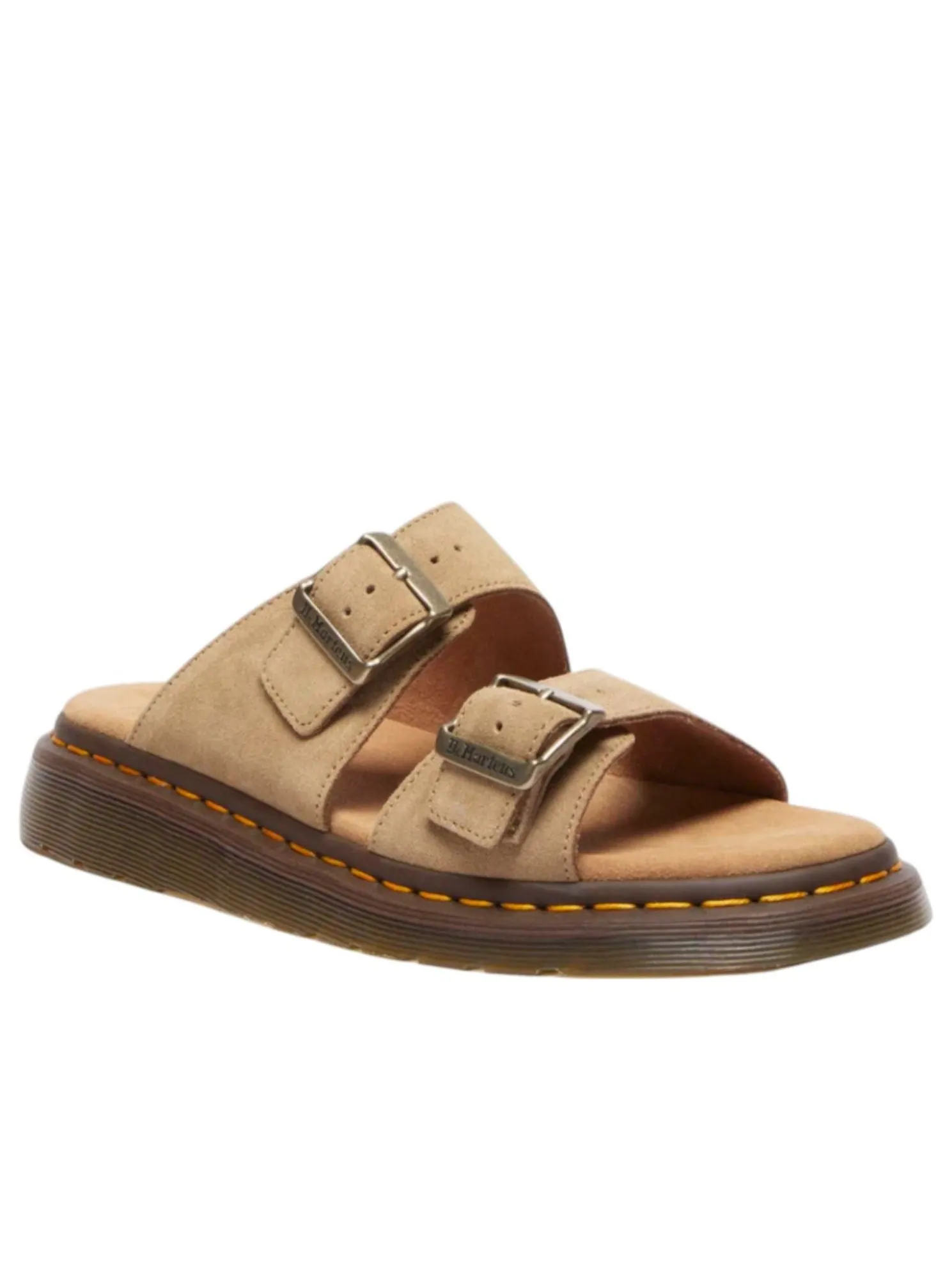 Шлепанцы Dr. Martens Josef Suede, замшевые — изображение 2 из 5, коричневый